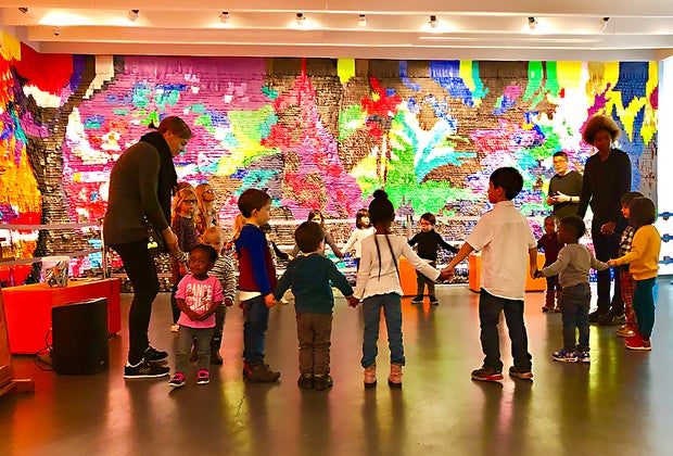 The Sugar Hill Children's Museum of Art and Storytelling pays homage to thei neighbohood's roots as an epicenter of Black culture and creativity.