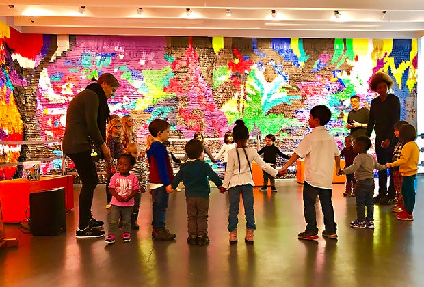 The Sugar Hill Children's Museum of Art and Storytelling pays homage to thei neighbohood's roots as an epicenter of Black culture and creativity.
