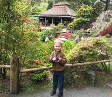 Kiddos will love the arched drum bridge. Japanese Tea Garden photo by Nicole Findlay