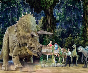Jurassic World comes to life in an action-packed, live arena show January 13-16, 2023. Photo courtesy of the event