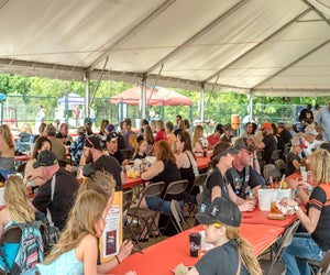 Get ready to get down on some mudbugs at the annual Katy Crawfish Festival./Photo courtesy of No Label Brewing Co.