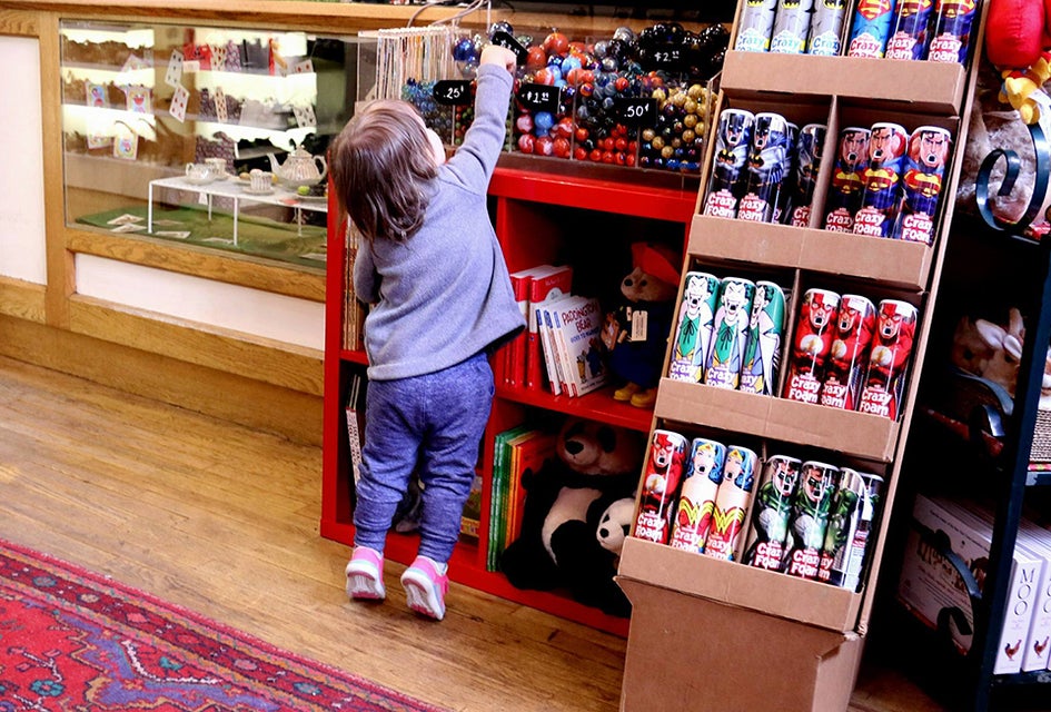 Our favorite NYC toy stores encourage curiosity and play. Photo courtesy of Kidding Around
