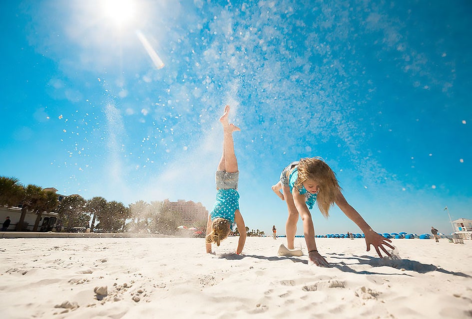 It's fun in the sun all year at Clearwater Beach. Photo courtesy of Visit Clearwater