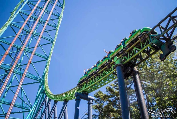 Amusement parks near NYC Kinda Ka at Six Flags New Jersey