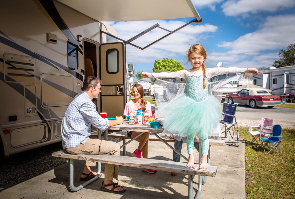Your little princess will delight in a visit to Orlando/Kissimmee KOA. Photo courtesy of KOA Campgrounds