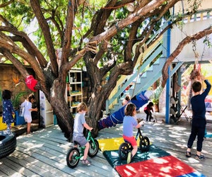 Preschooolers play and learn together all summer. Photo courtesy of Ecole Claire Fontaine