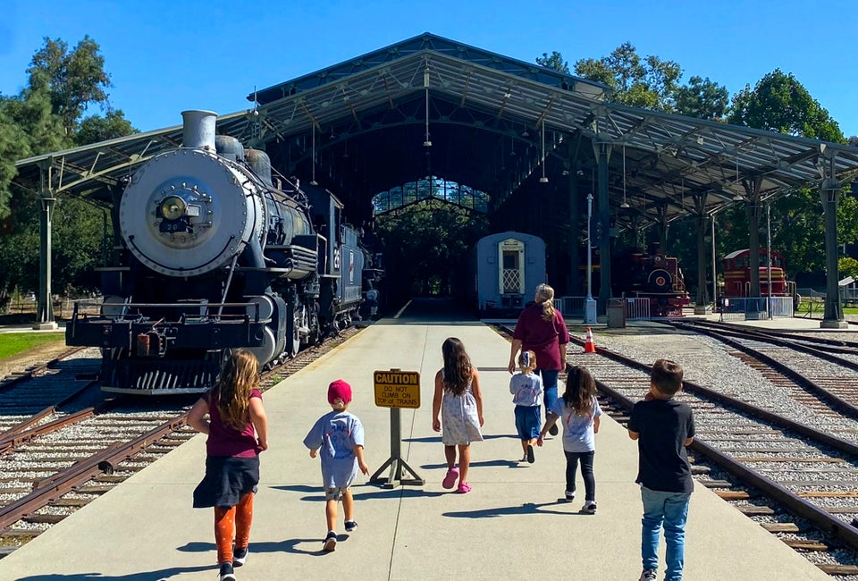 All aboard for railroad fun! Travel Town Museum photo by Kylie Williams