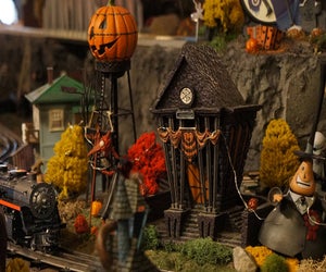 The Lasdon Park Halloween Train Show returns this weekend. Photo courtesy of Lasdon Park