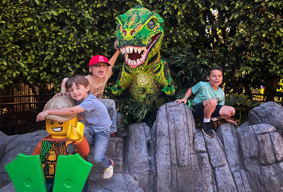 Dino Valley means jurassic fun in LEGOLAND for kids of all ages. 