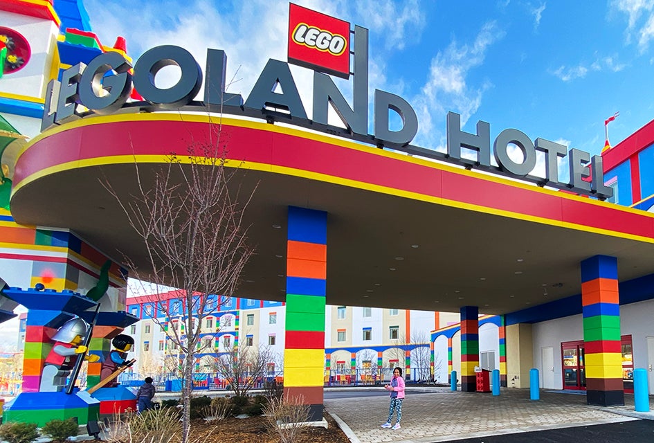It's kid-friendly fun at first sight when you visit the Legoland New York Hotel, just steps away from the theme park.