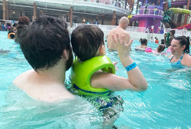 Visit DreamWorks Water Park on Father's Day