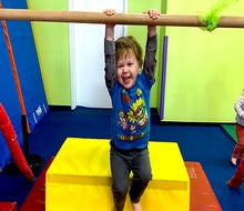 Preschoolers will get in the swing of things at the Little Gym. Photo by the author