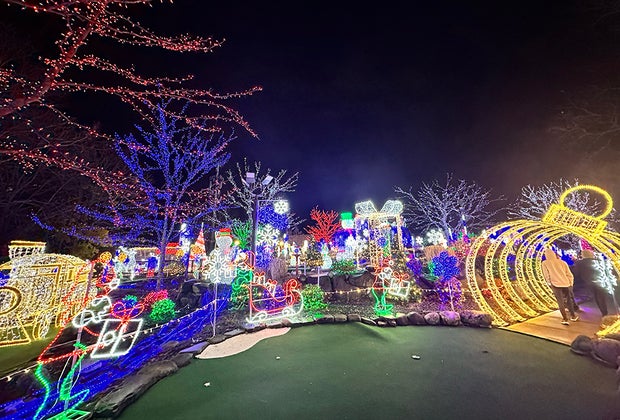 Sayville Falls brings a new holiday attraction to Long Island this winter