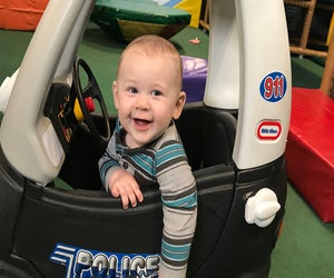 Once Upon a Treetop's  interactive city is designed for toddlers and preschoolers. Photo by Gina Massaro