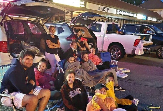 Drive-in movies popped up across Long Island in 2020