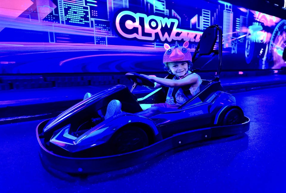 Hit the awesome go-kart course at Xplore Family Fun Center. Photo courtesy of Xplore Commack