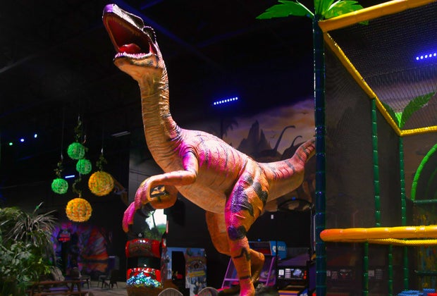 Indoor playground at Lost World's Adventures