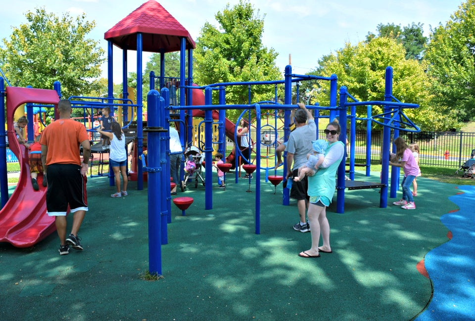 The playground at Lyndurst Municipal Park 