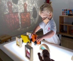 Madison Avenue Presbyterian's preschool follows a Reggio Emilia curriculum. Photo courtesy of the school