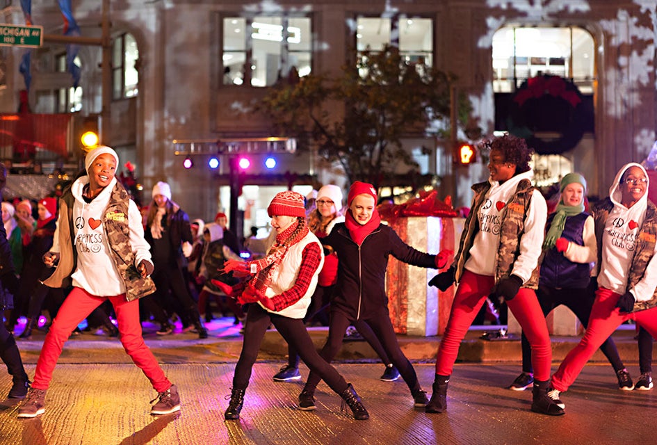 The Magnificent Mile Lights Festival is packed with holiday-themed activities. Photo courtesy of The Magnificent Mile 