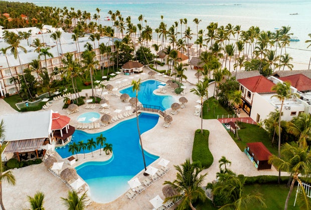 The pools at the All-Inclusive Hyatt Sunscape Coco Punta Cana Resort