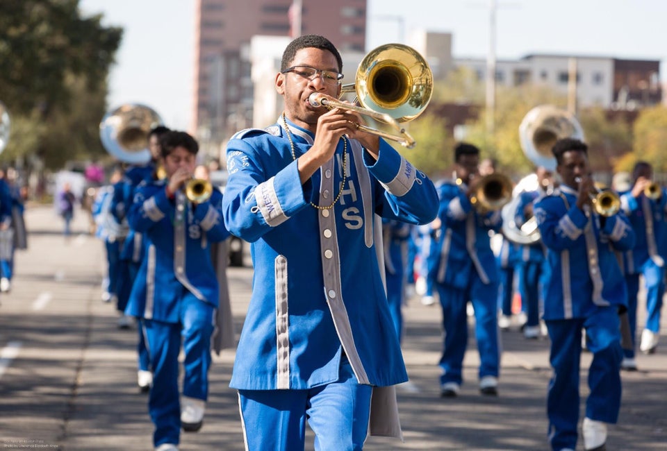 Celebrate the start of the Mardi Gras season with the Houston Creole Mardi Gras Parade. Photo courtesy of Houston Creole & Heritage Festival.
