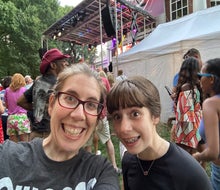 Middle schoolers can be so much fun to hang out with! Photo by the author