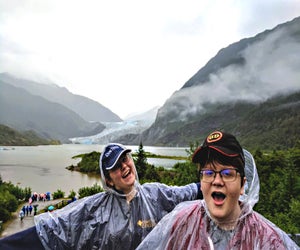 <i>A visit to Mendenhall Glacier is a must-do in Juneau.</i>