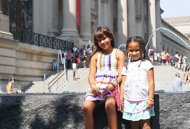 Visiting The Metropolitan Museum with Kids: The David H. Koch Plaza