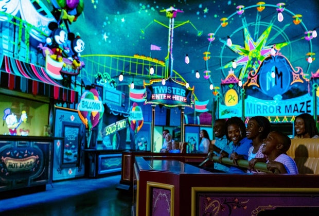 It's an all new ride at Disneyland: Mickey and Minnie's Runaway Railway