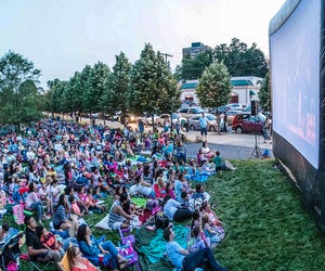 Join the crowd in Stamford for free movie nights this summer. Movies in the Park at Mill River photo courtesy of Olivier Kpognon, CC BY-NC-ND 2.0.
