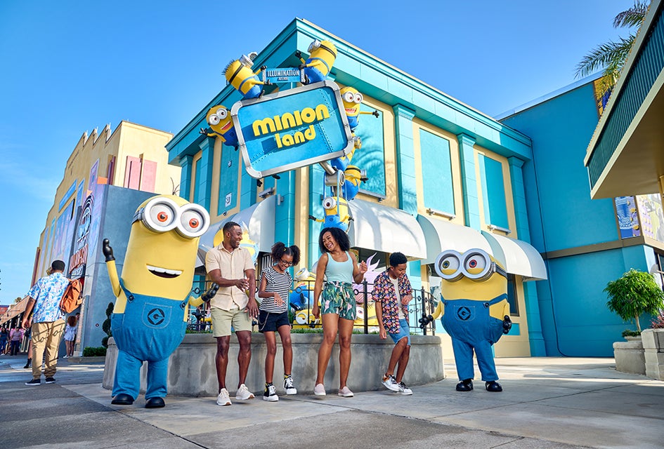 Follow the little yellow guys to the newest, coolest area of Universal Orlando Resort: Minion Land! Photo courtesy Universal Studios Florida