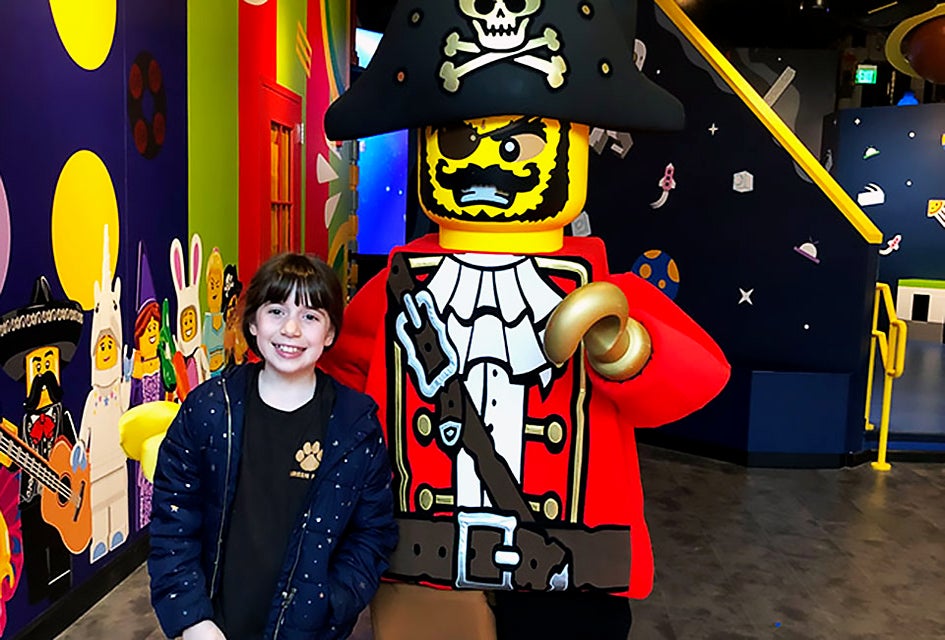 ​You never know who you'll run into at LEGO Discovery Center Atlanta!