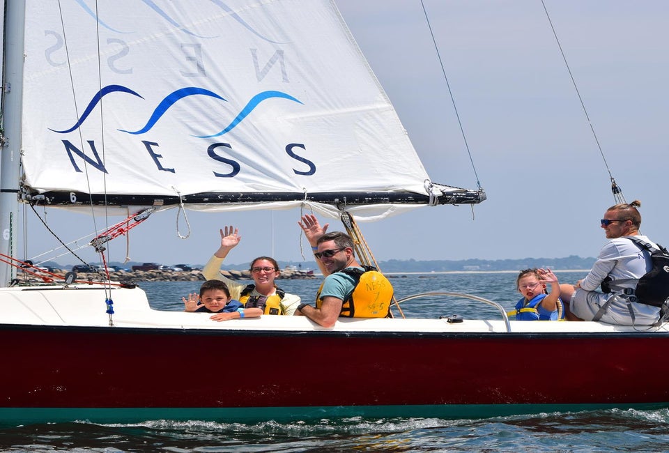 Take to the high seas. Photo courtesy of New England Science & Sailing Foundation﻿