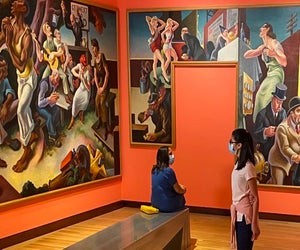 Enjoy free admission for kids at the New Britain Museum of American Art, photo courtesy of the museum