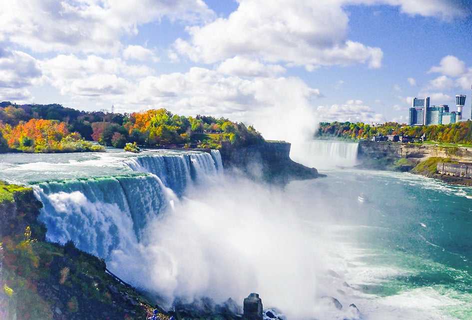The magnificent Niagara Falls inspire all ages. Photo by Rosalba Tarazona