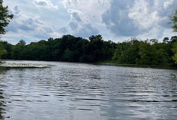 Kid-friendly fishing near New Jersey Davidson Mill Pond Park