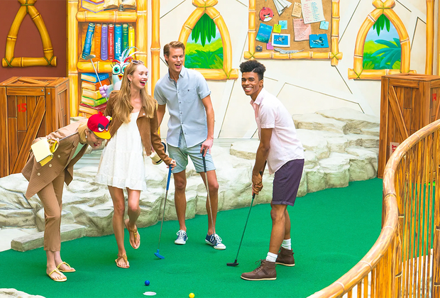 nj birthday parties for kids Angry Birds Not So Mini Golf 
