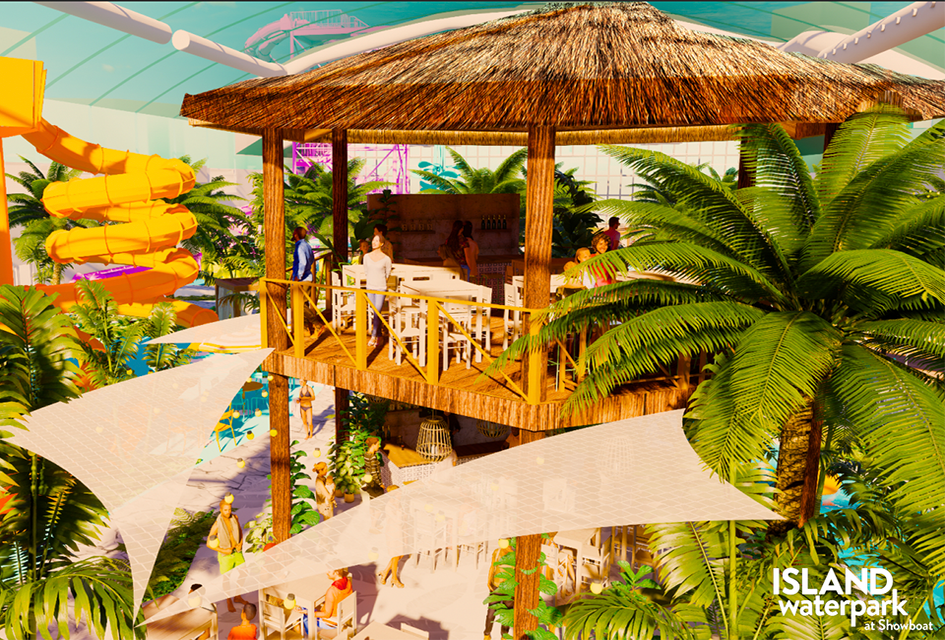 Sun, surf, slides, and splashes are on the horizon when Atlantic City welcomes ISLAND Waterpark in 2023.