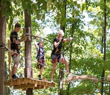 Explore the Mountain Creek zip line course in Vernon. 