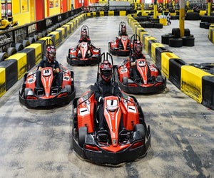 Get your racing game on for a birthday party at RPM Raceway. Photo courtesy of the raceway