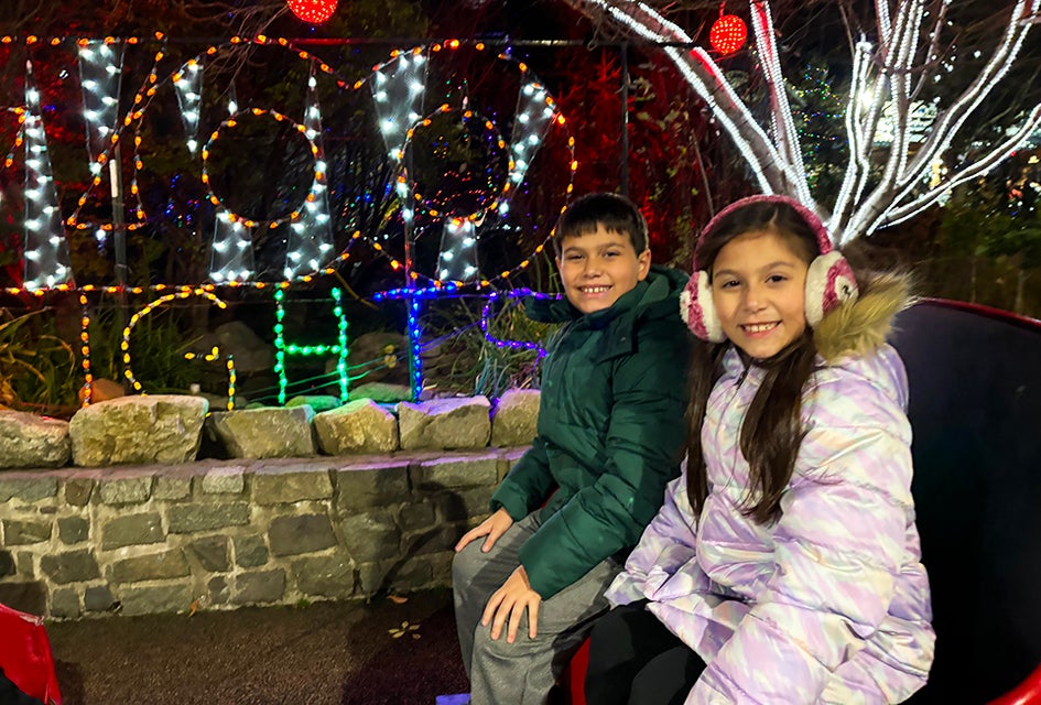 Turtle Back Zoo is all decked out for the holiday season, which means there are lots of great photo ops.