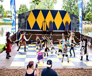 It's knight school time at the NJ Renaissance Faire. Photo courtesy of Jesse C Photography