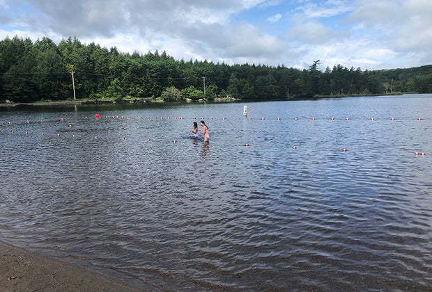 Swimming lakes near NYC: North-South Lake
