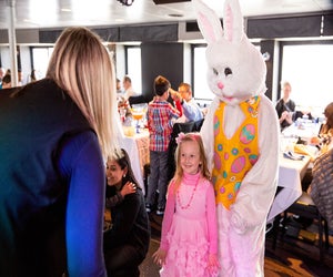 Dress in your Sunday best for an Easter brunch and Easter Bunny pictures on a City Cruise. Photo courtesy of City Cruises