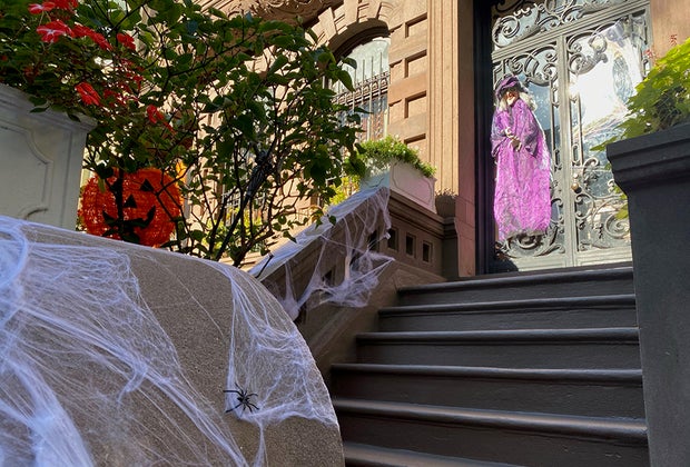 Upper West Side Halloween decorations
