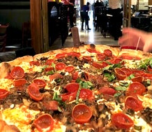 Lombardi's Pizza is as old-school as it gets in Little Italy. 