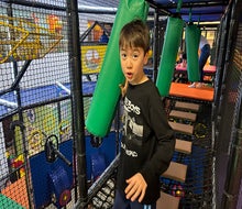 Kids can run, swing, jump, climb, and twirl in the custom designed, multi-floor climber at Complete Playground. Photo by Diana Kim