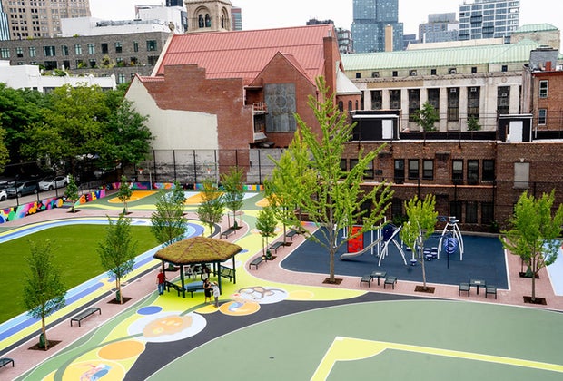PS 38 Community Playground : New Playgrounds in NYC