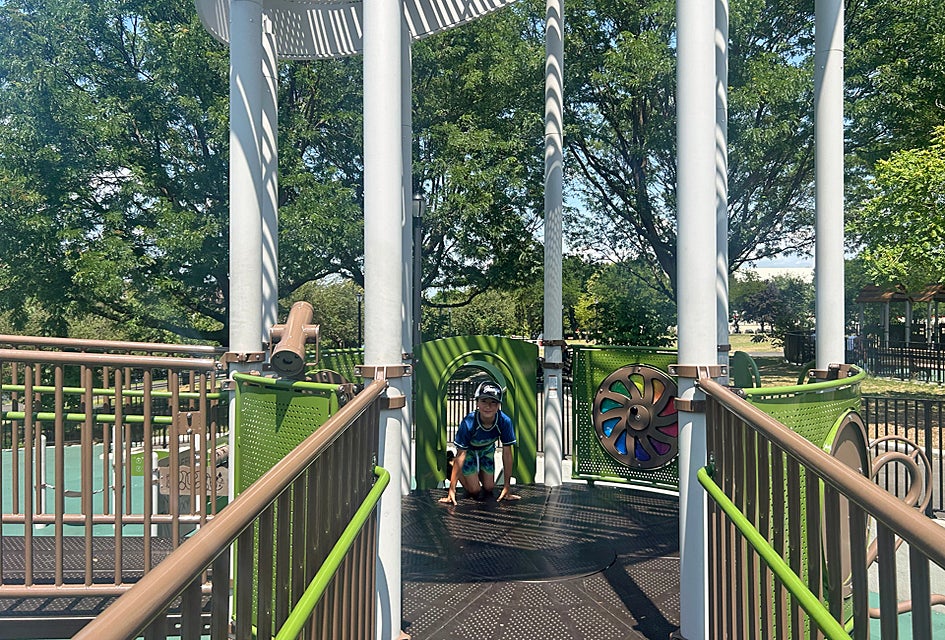 Rainey Park is fresh off a full renovation that brought new playground equipment and accessible features. 